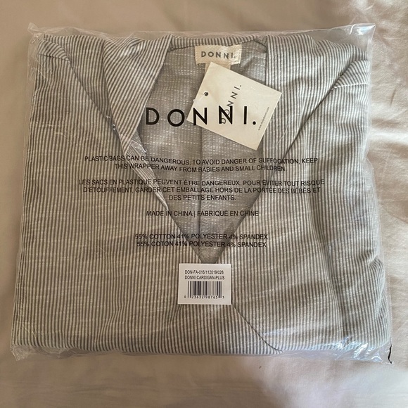 Donni Ribbed Cardigan One Size - Picture 5 of 5